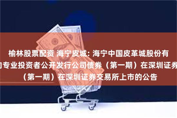 榆林股票配资 海宁皮城: 海宁中国皮革城股份有限公司2024年面向专业投资者公开发行公司债券（第一期）在深圳证券交易所上市的公告